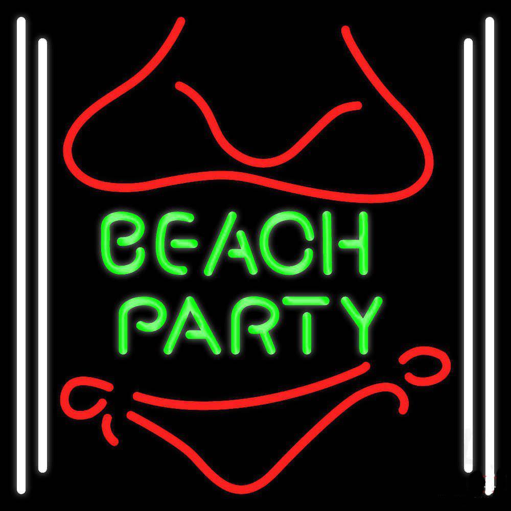 Beach Party Neon Sign